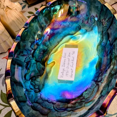 Large Circus Glass Bowl