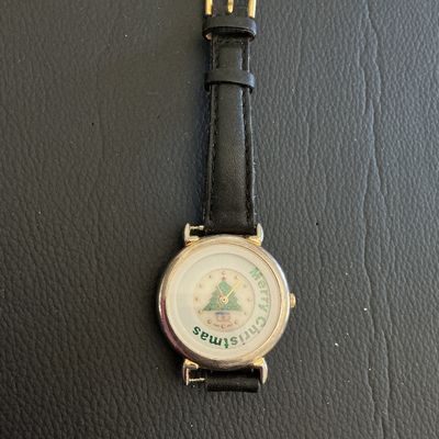 Sale Photo Thumbnail #148: Vintage Christmas fashion watch untested needs new battery 
Please see attached pictures