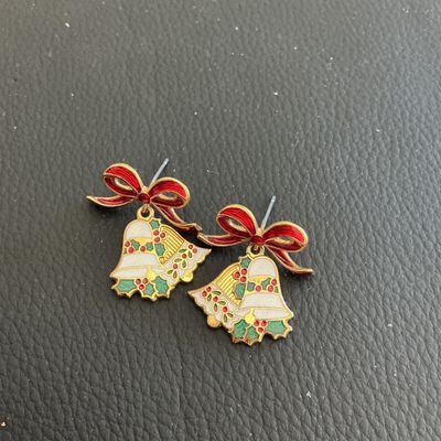 Sale Photo Thumbnail #110: Vintage Christmas fashion earrings 
Please see attached pictures