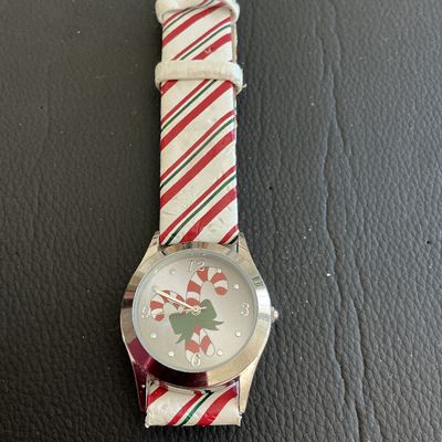 Sale Photo Thumbnail #139: Vintage Christmas watch untested needs new battery 
Please see attached pictures