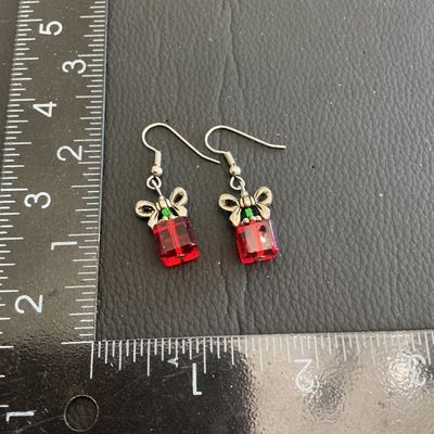 Sale Photo Thumbnail #212: Vintage Christmas fashion earrings 
Please see attached pictures