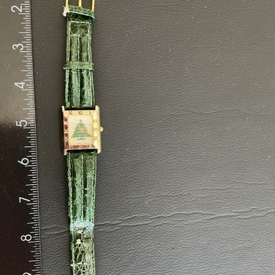 Sale Photo Thumbnail #151: Vintage Christmas fashion watch untested needs new battery 
Please see attached pictures