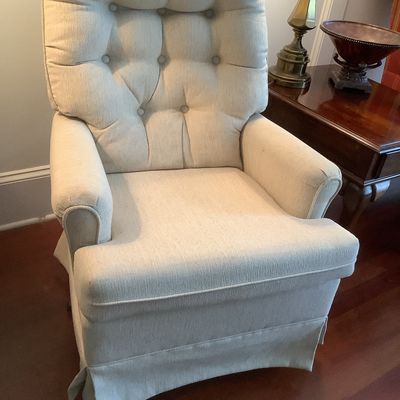 Sale Photo Thumbnail #108: $149 Best Chair Inc neutral colored chair 37"H 30'W 34"depth