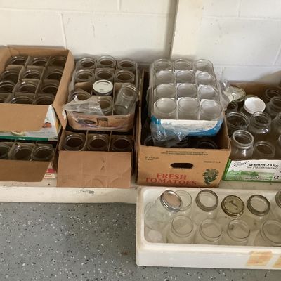 Sale Photo Thumbnail #329: Mason/Ball jars 