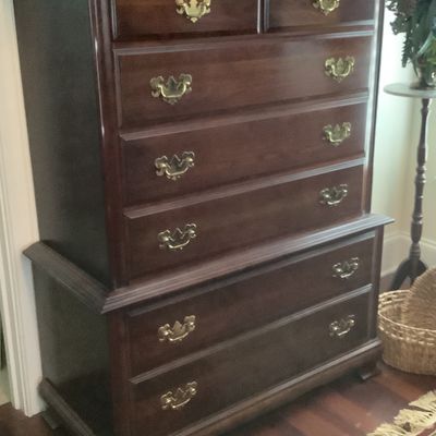 Sale Photo Thumbnail #184: ****$650 ALL chest of drawers, nightstand, side table, queen bed, dresser in this set