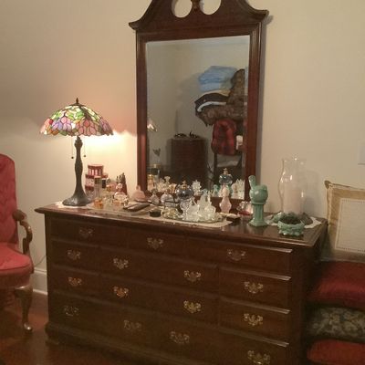 Sale Photo Thumbnail #205: $249 dresser 11 drawers, 34"H 62"W 20"depth mirror 52"H 32"W 