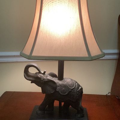 Sale Photo Thumbnail #23: $28 elephant lamp 23"H$110 