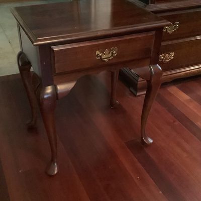 Sale Photo Thumbnail #194: $80 side table 27"H 23"W 17"depth 