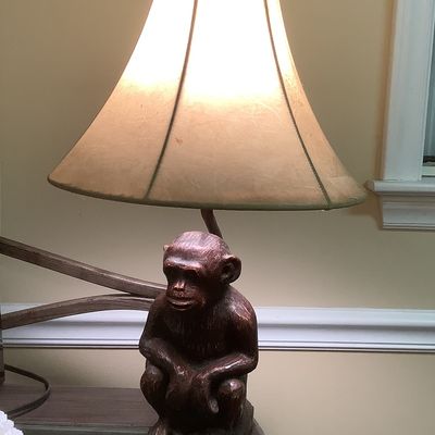 Sale Photo Thumbnail #30: $28 monkey lamp