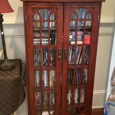 Sale Photo Thumbnail #168: $120 bookcase/display case 48"H 26"W 9"depth
