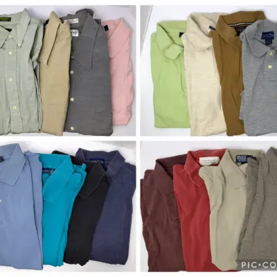 100% Cotton Polo Ralph Lauren, Nautica & More Polo/Button-Up Shirts: Size M