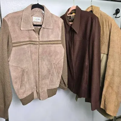 Vintage Jack Nicklaus, Gino Paoli Suede & More Jackets: Size M Men’s 