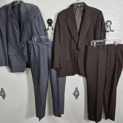 Givenchy for Chequers & Atwood Raleigh Men’s Suit Sets (Approx. 44R 37-38W)