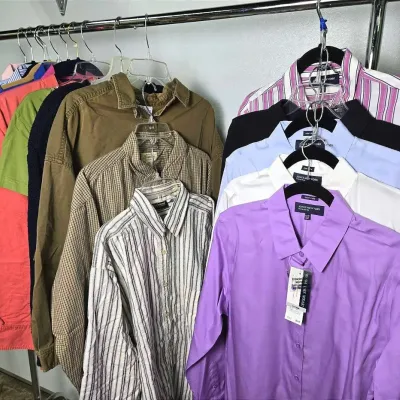 VTG/Contemp. Jones New York, Liz Claiborne & More Cotton Tops: L-2X (Some NWT)