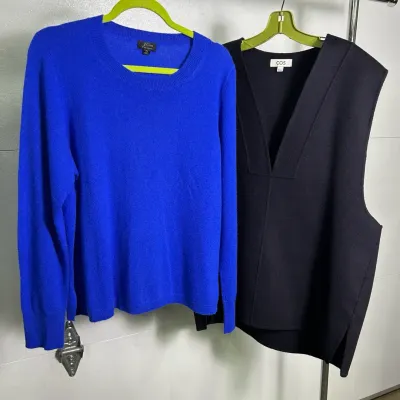 COS Wool Blend & J.Crew 100% Cashmere Knitwear: XL Women’s 