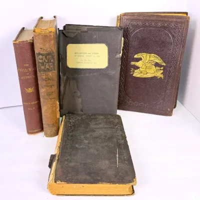 Antique 19th Century Civil War Books