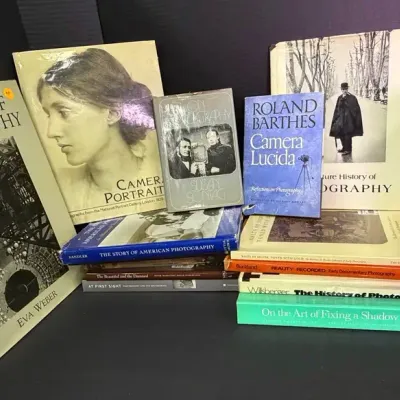 Books on the History of Photograph Including Susan Sontag "On Photography" & More