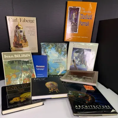 Art Books - Maxfield Parrish, Fabrege, Frank Lloyd Wright & More