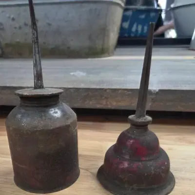 Vintage Oil cans 