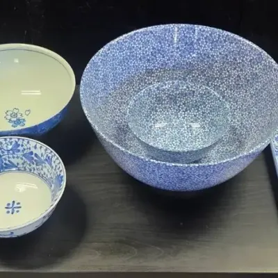 Blue & White Serving Dishes