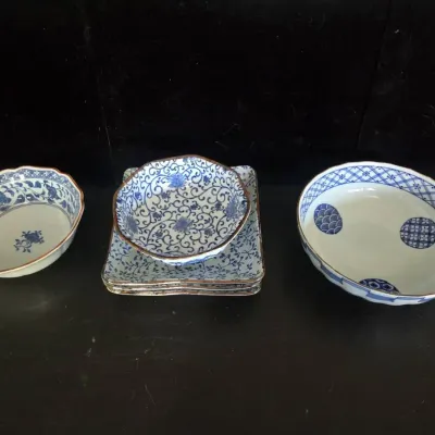Vintage Blue & White Dishware