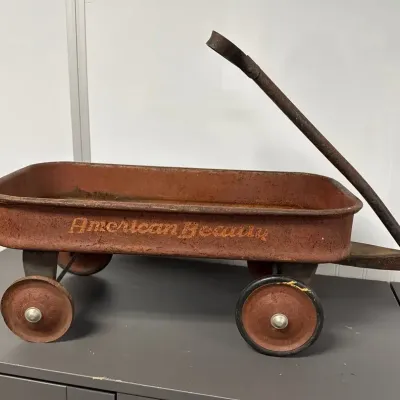 Vintage Metal Wagon