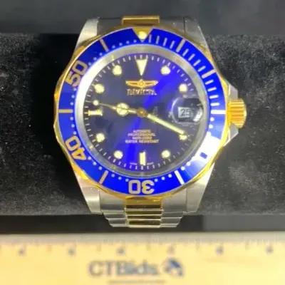 Invicta Men's 8935 Pro Diver Collection Blue Dial Two-Tone Stainless Steel Watch
