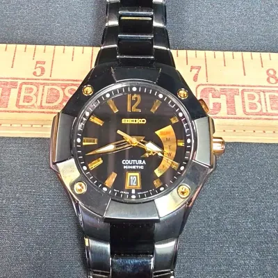 Seiko Coutura Kinetic Retrograde (Model SRN023) May Need Service