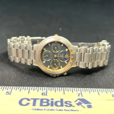 1988 Seiko SQ100 triple calendar 7F38-6110