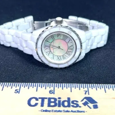 Swiss Legend Karamica White Ceramic Watch 