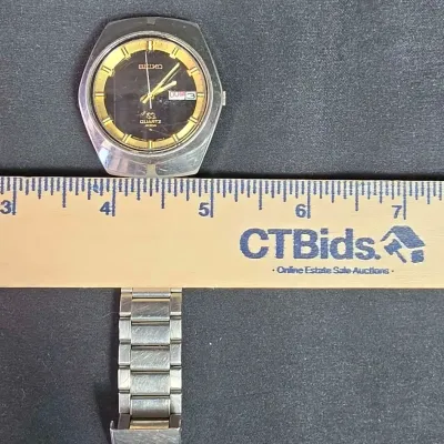 Vintage Seiko SQ 4004 Quartz Two Tone Watch