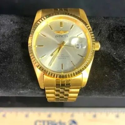 Invicta Watch Quartz Japan Movt 50m Water Resistant
