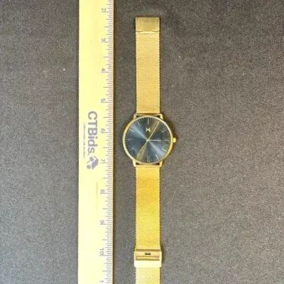 MVMT Legacy Slim Gold Mesh Band Watch Japan Movement Stainless Steel