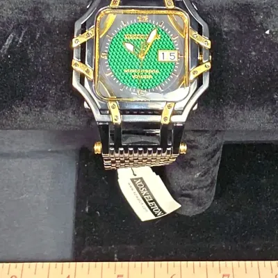 Xoskeleton Intercontinental Voyager Wrist Watch with Tags New. May Need Battery Or Service 