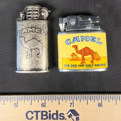 Vintage 1990s Camel Promotional Two Lighters 