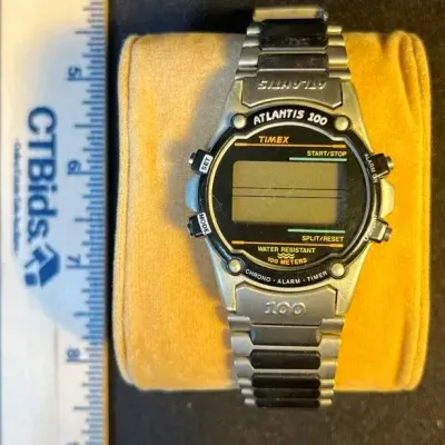 Timex Atlantis 100 Indiglo Quartz Digital Men's Watch
