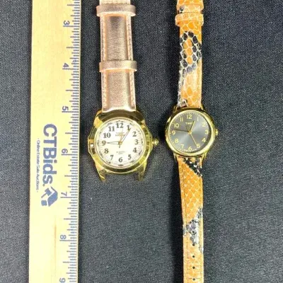 Women’s Watches! Invicta Broken Leather Band & Timex Genuine Leather Band