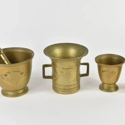 Brass Mortar & Pestle