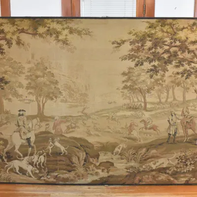 French Aubusson-Style Jacquard Tapestry