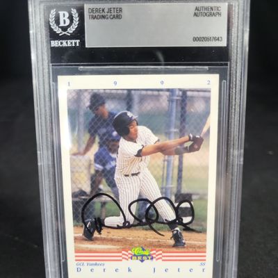 Sale Photo Thumbnail #485: I04212 | 1992 Classic Best Derek Jeter Autograph Beckett