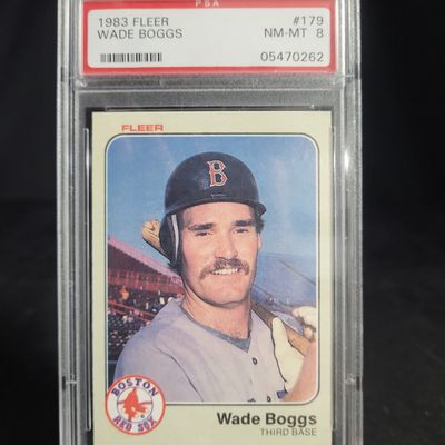 Sale Photo Thumbnail #560: I04127 | 1983 Fleer Wade Boggs PSA 8