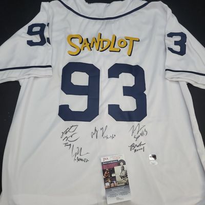 Sale Photo Thumbnail #67: I04695 | Signed Sandlot Cast Jersey JSA