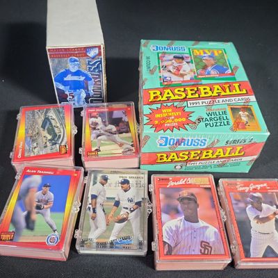 Sale Photo Thumbnail #583: I04871 | Assorted Donruss Baseball Cards and Boxes