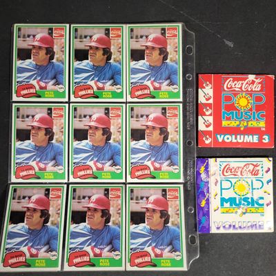 Sale Photo Thumbnail #604: I04633 | Topps Pete Rose and Coca-Cola Lot