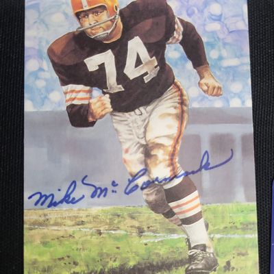 Sale Photo Thumbnail #603: I04841 | Signed Mike McCormack Card Five Star