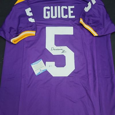 Sale Photo Thumbnail #757: I04328 | Signed Derrius Guice Football Jersey Beckett