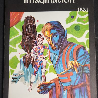 Sale Photo Thumbnail #394: I03956 | Imagination No. 1 Gray Morrow Magazine