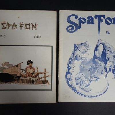 Sale Photo Thumbnail #223: I04037 | Two Vintage Spa Fon Fantasy Fanzines