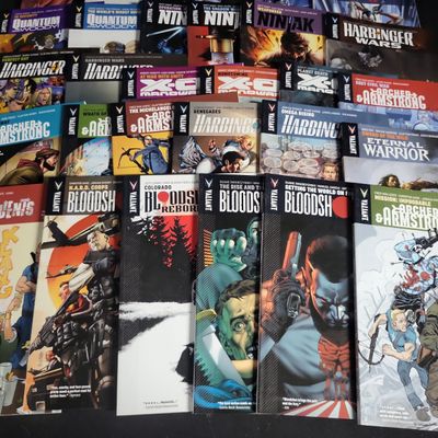 Sale Photo Thumbnail #215: I04074 | Collection of Valiant Entertainment Trade Paperbacks