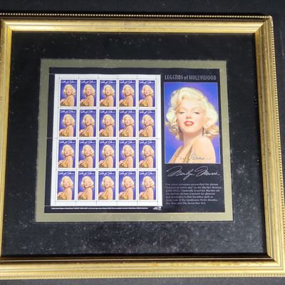 Sale Photo Thumbnail #88: I04385 | Signed Marilyn Monroe 1995 USPS Stamp Pane